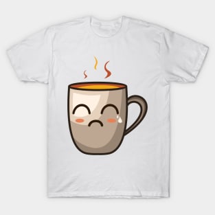 sad emoji coffe T-Shirt